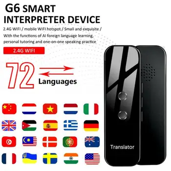 G6 Portable Audio Translator Multi-Language Translaty MUAMA Enence Smart Instant Real Time Voice Translator For Learning Travel