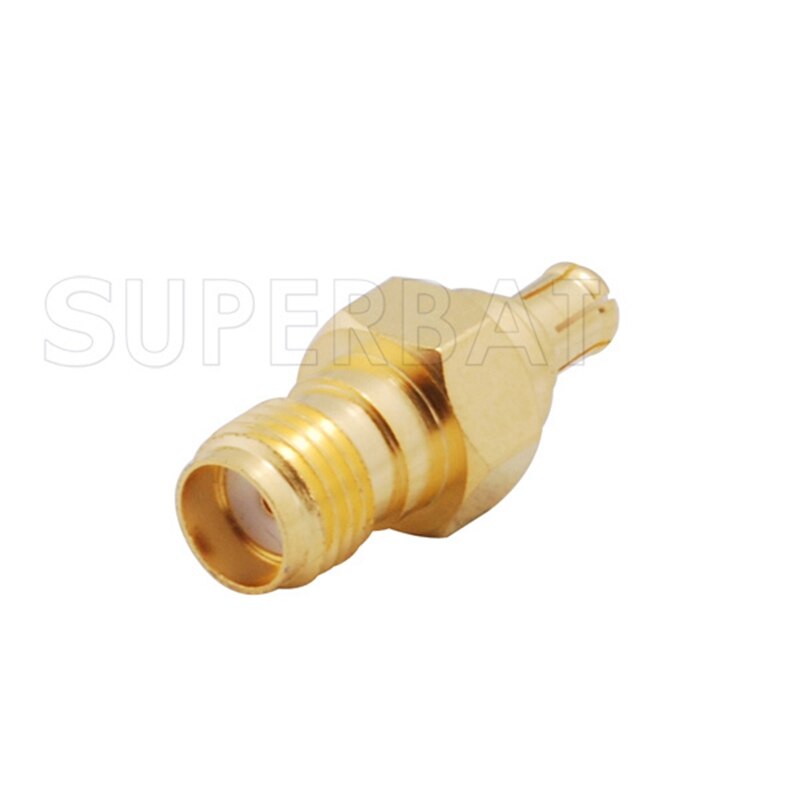 Superbat 5pcs SMA-MCX Adapter SMA Female to MCX Male Straight RF Coaxial Connector