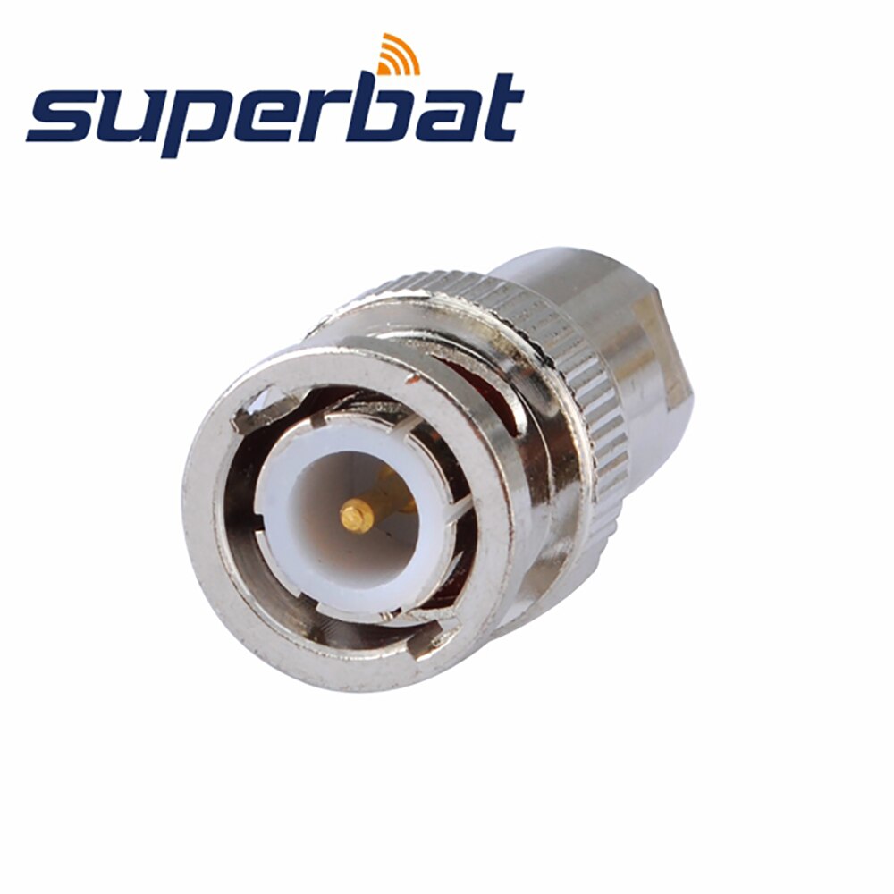 Superbat BNC-FME Adapter BNC Plug to FME Male Straight RF Coaxial Connector