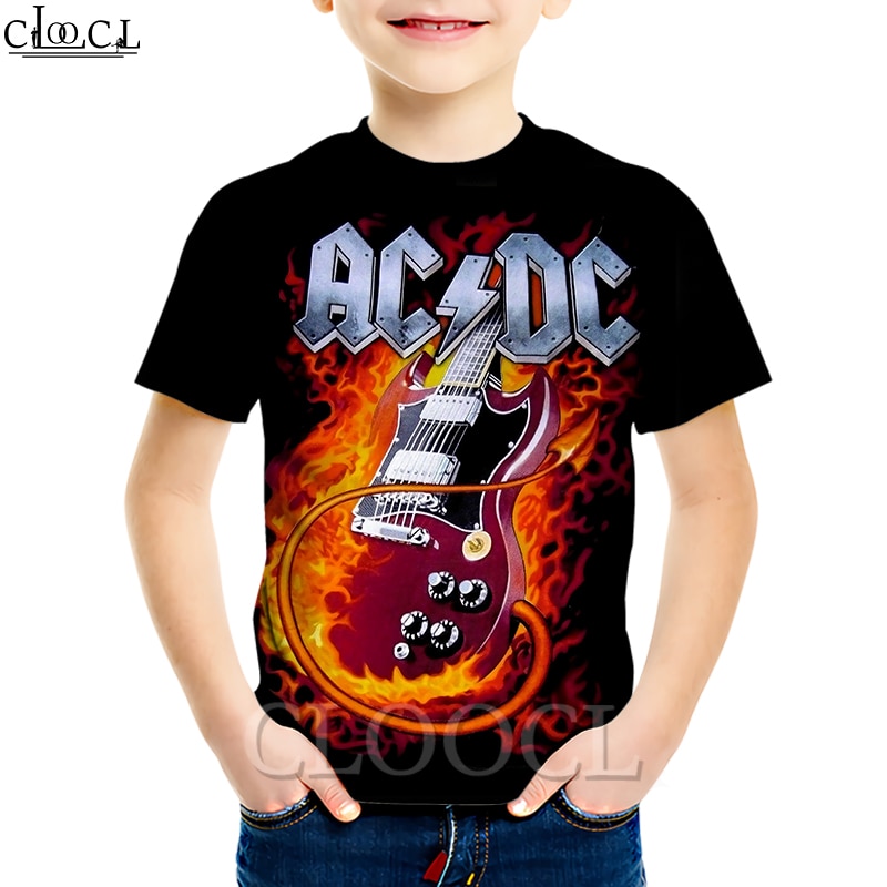 4 To 13 Years Kids Guitar Teen Idol Rock Band Hoodie 3D Print T Shirt Boy Girl Sweatshirt Baby Fashion Shorts Clothing