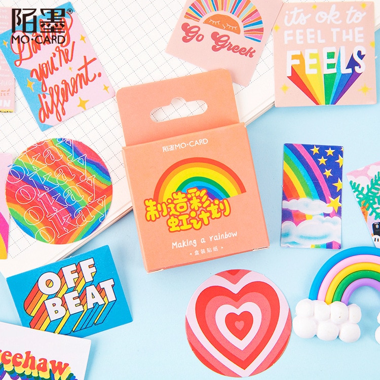 46pcs/1lot Kawaii Stationery Stickers Life adventure Diary Decorative Mobile Stickers Scrapbooking DIY Craft Stickers