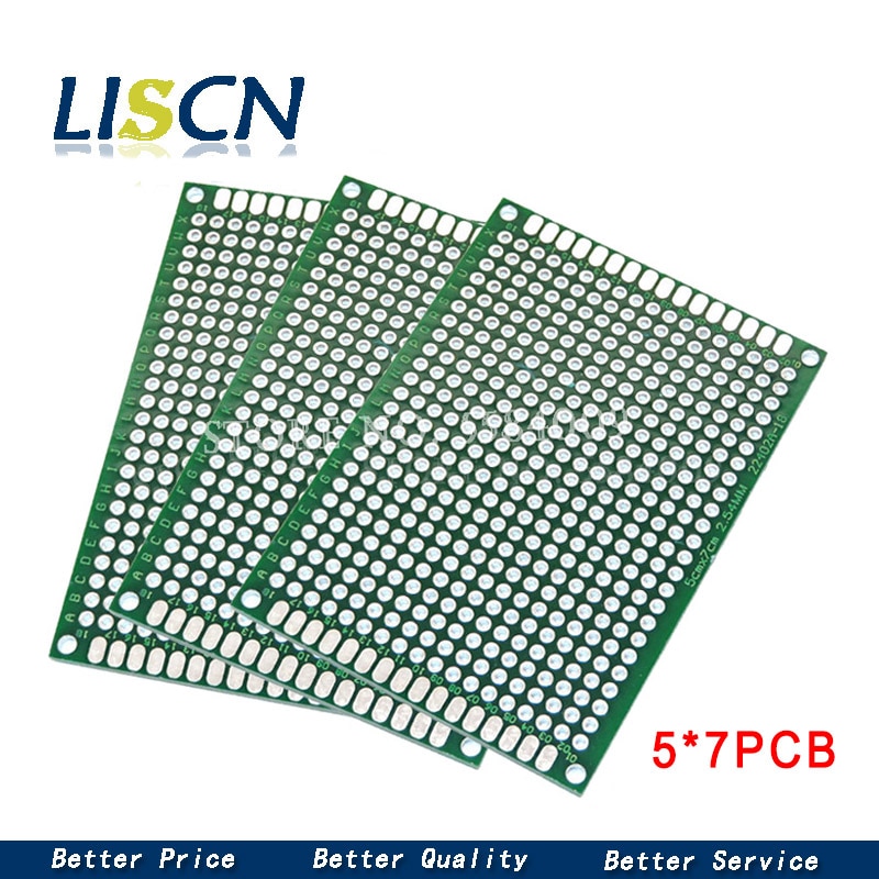 5pcs 5x7cm 5*7 5*7CM Double Side Prototype PCB diy Universal Printed Circuit Board 5cm*7cm