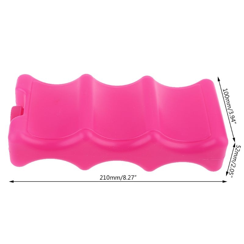 D7YD Gel Freezer Ice Blocks for Picnic Travel Lunch Reusable Cool Cooler Pack Bag Water Injection Box for Fresh Food Storage
