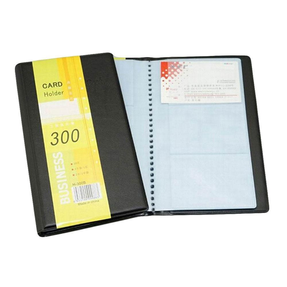 Large Capacity Business Card Book 300 Cards Business Office Card Storage Book
