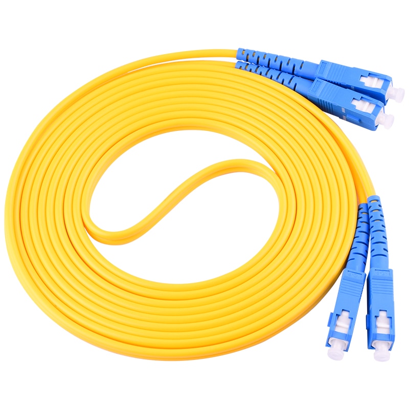 Free Shipping 5M 10M 15M-50 Meters SC/UPC - SC/UPC Fiber Patch Cord FTTH Fiber Cable Duplex Single Mode