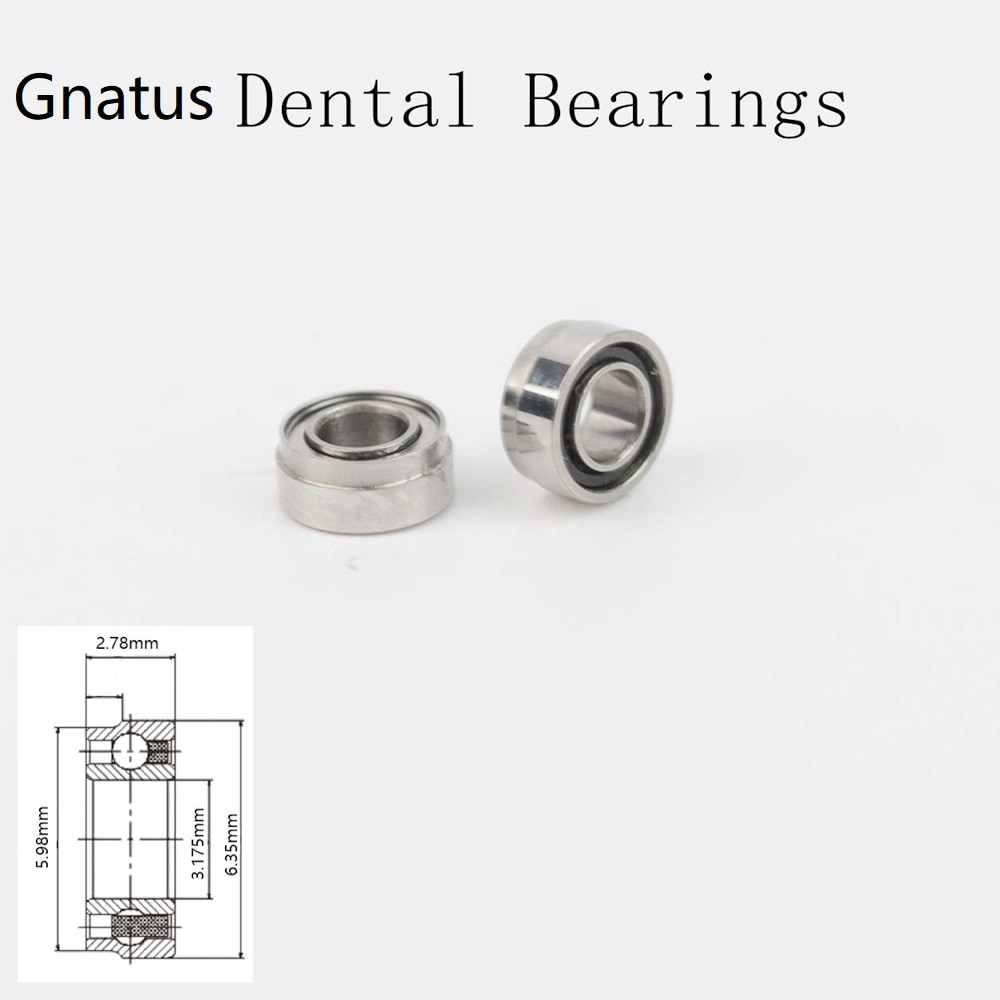 10pcs High speed Gnatus ceramic dental bearings SR144TLKZWN