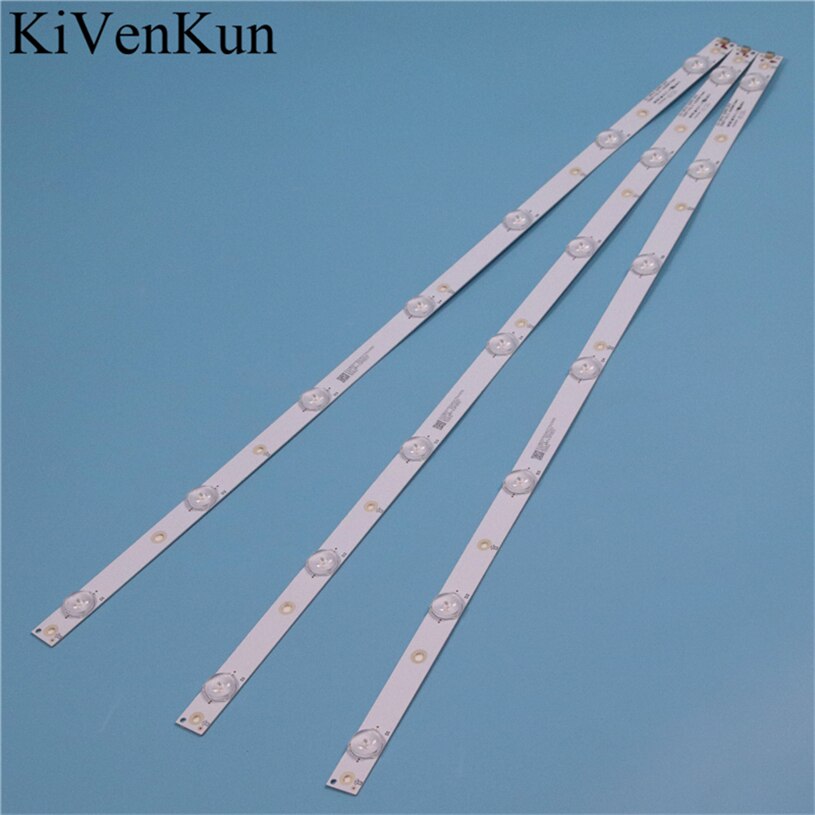 7 Lamp 620 mm LED Backlight Strips For Philips 32PHK4101/12 Bars Kit TV LED Line Band HD Lens GJ-2K16 D2P5-315 D307-V2.2 LB32080