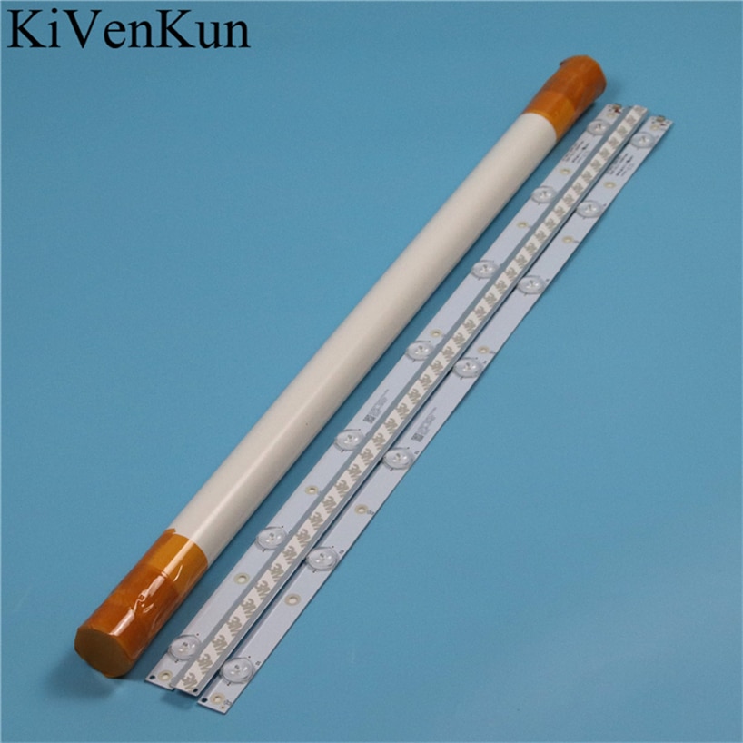 7 Lamp 620 mm LED Backlight Strips For Philips 32PHS4132/12 Bars Kit TV LED Line Band HD Lens GJ-2K16 D2P5-315 D307-V2.2 LB32080