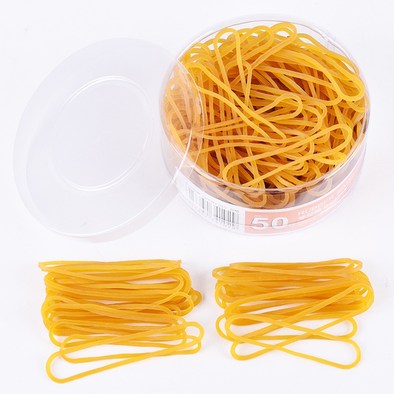 50 Pieces Elastic Rubber Bands Bank Paper Bills Money Home Office Stretchable Band Sturdy Rubber Elastics Bands