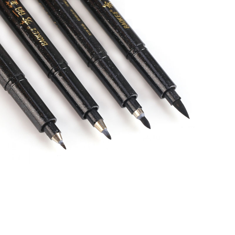 Chinese character writing practice calligraphy soft head pen signature practice pen sketch hook line large middle small 4pcs