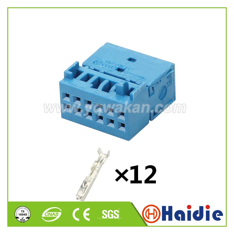 2sets 12pin auto car plug 8X0 035 447 wiring unsealed plug cable connector 8X0035447