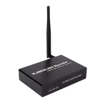 H.265 H.264 HDMI Video Audio Wifi Encoder Iptvs Rtsp Rtmp Onvif HDMI Encoder H265 for Live Streaming Broadcast(EU Plug)