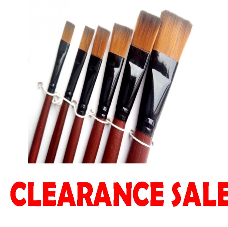 6pcs/set Artist Painting Brushes Pens Painter Students Acrylic Nylon Paint Brushes 820 Wenhai 820 Wood 21-23 (cm)