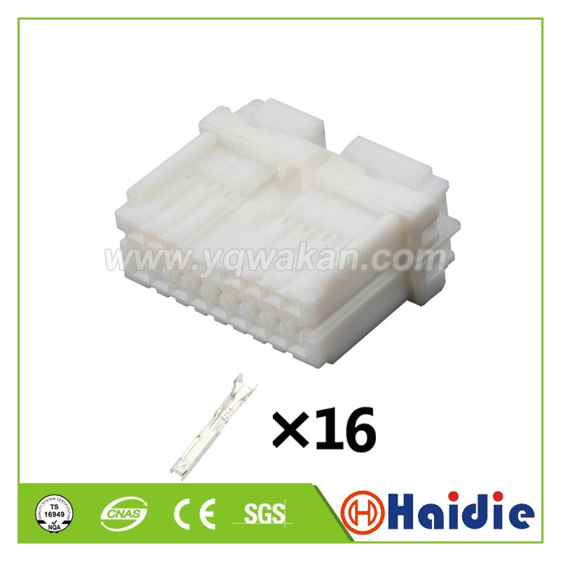 auto 16pin auto plastic plug MG 653019 wiring harness cable unsealed connector MG653019