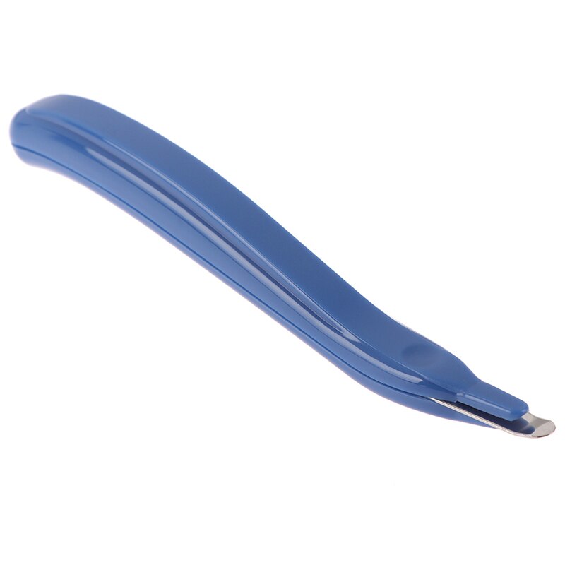 1pc Blue Portable Staple Remover Needle Removal Nail Puller Office School Home Stationary Supplies Tool