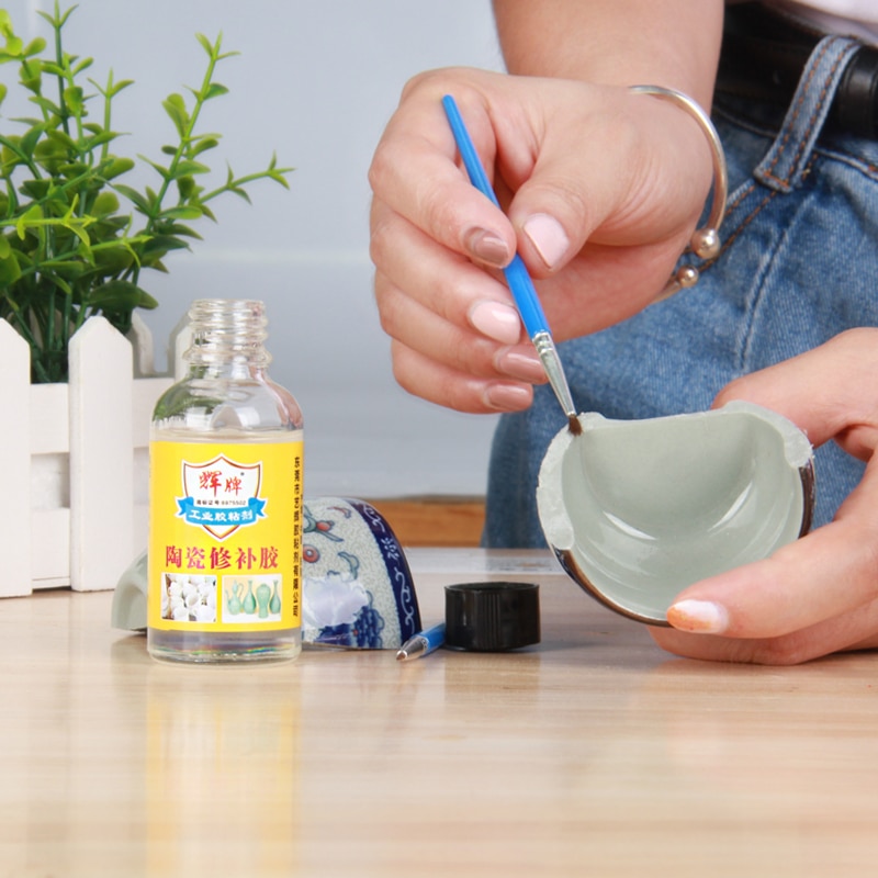 40g Ceramic Repair Glue Antique Porcelain Flower Pot Vase Clay Cup Waterproof Seamless High Temperature resistance