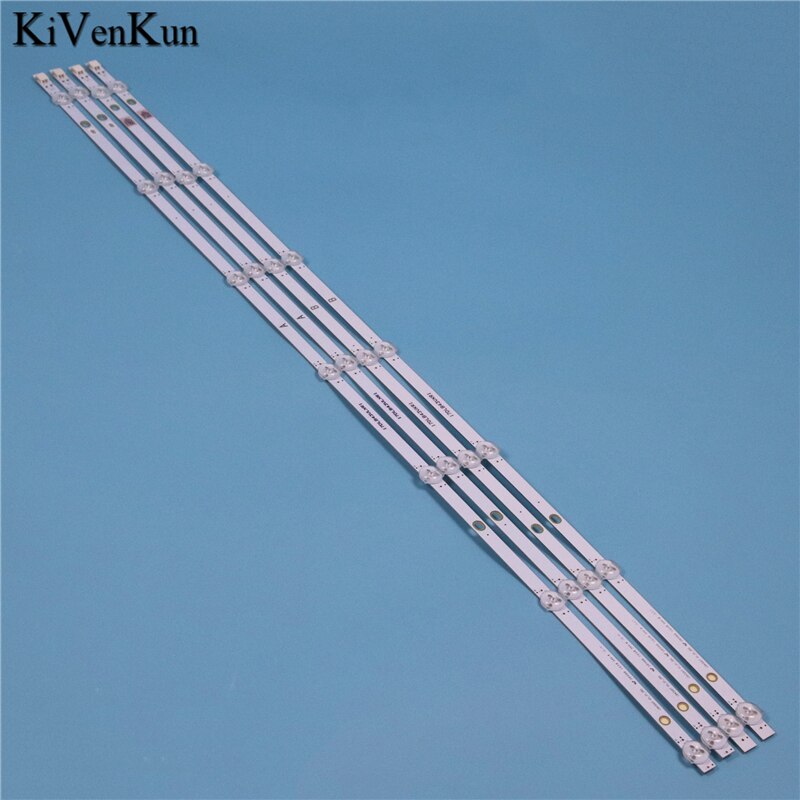 TV LED Backlight Strips For Celcus CEL43FHDSB-16/1 43" LED Bars Kit Bands 17DLB43VLXR1 LB43007 V0_04_38S Ruler VES430UNDL-2