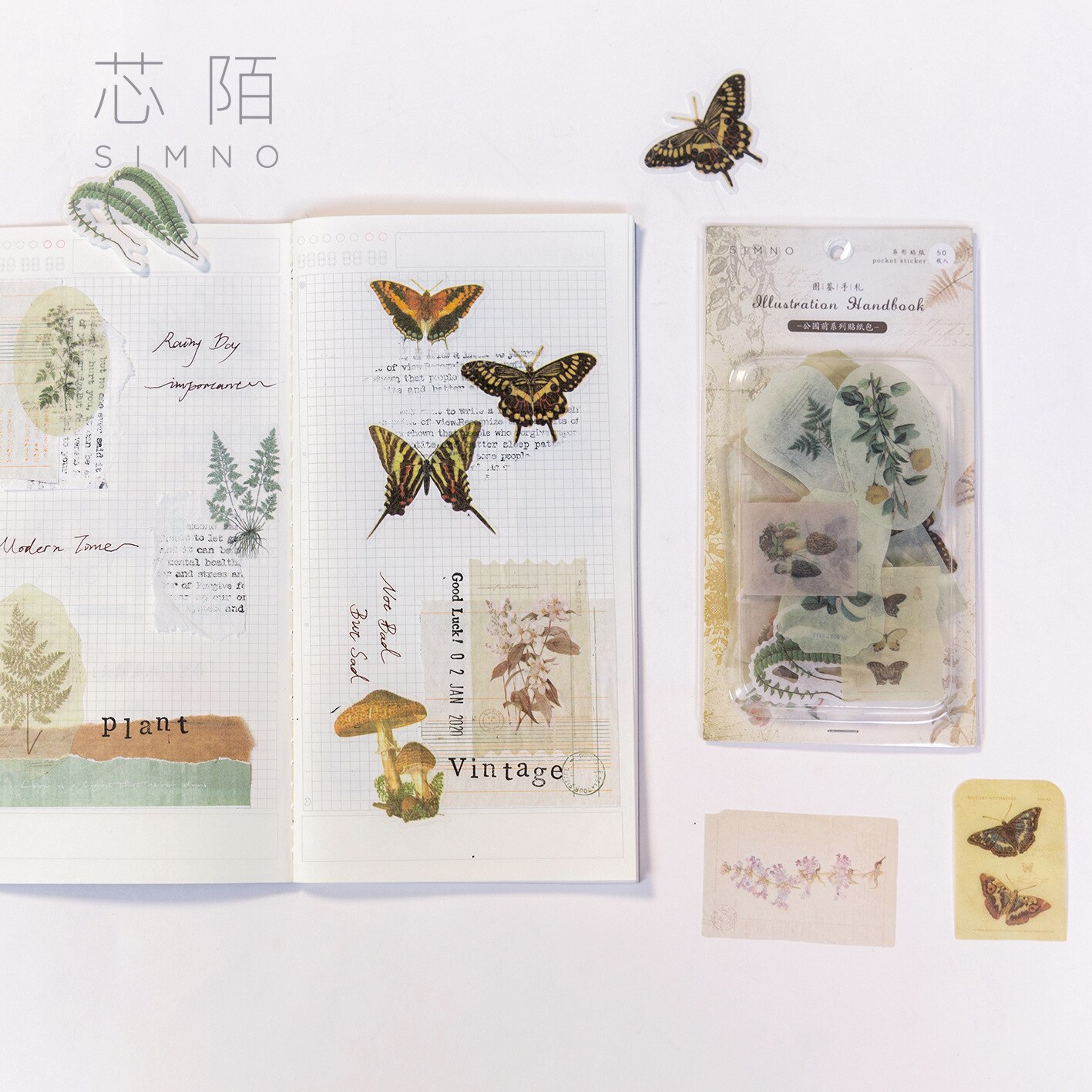 50pcs/lot Kawaii Stationery Stickers Park front Diary Decorative Mobile Stickers Scrapbooking DIY Craft Stickers