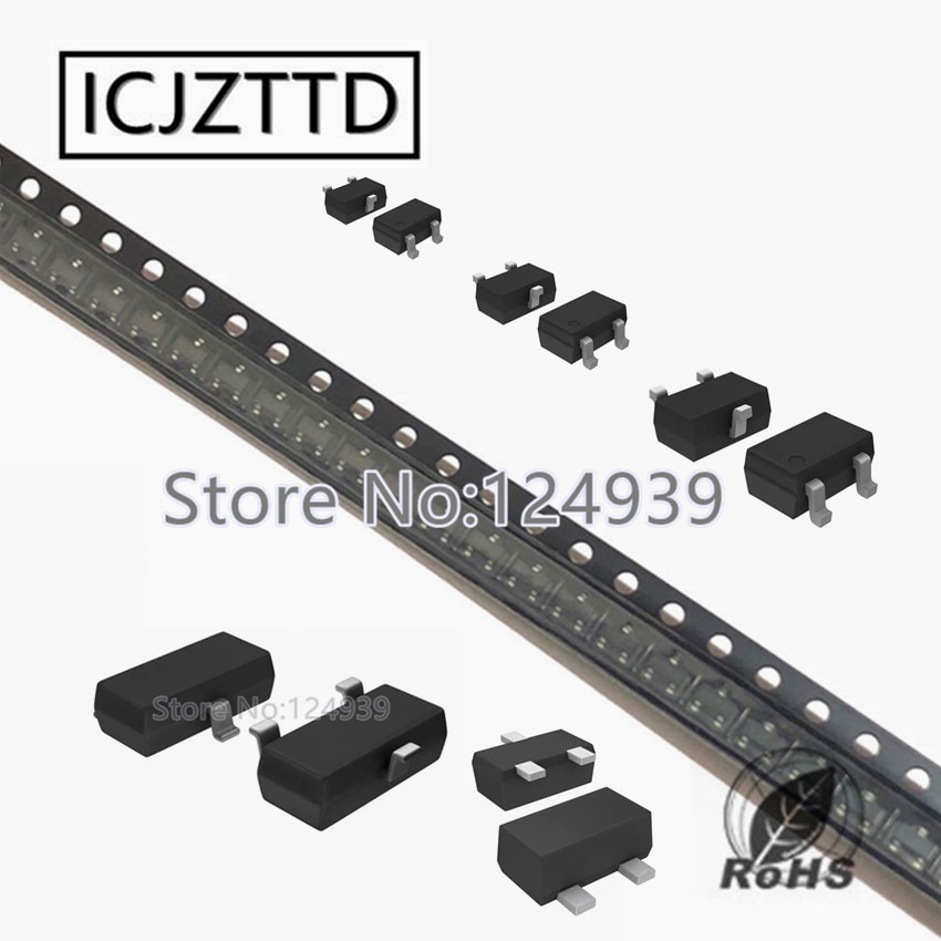 100PCS DTC123JKA SOT-23 DTC123JUA SOT-323 DTC123JUB DTC123JM SOT-723 DTC123JE SOT-523 Original DTC123 DTC123J Digital Transistor