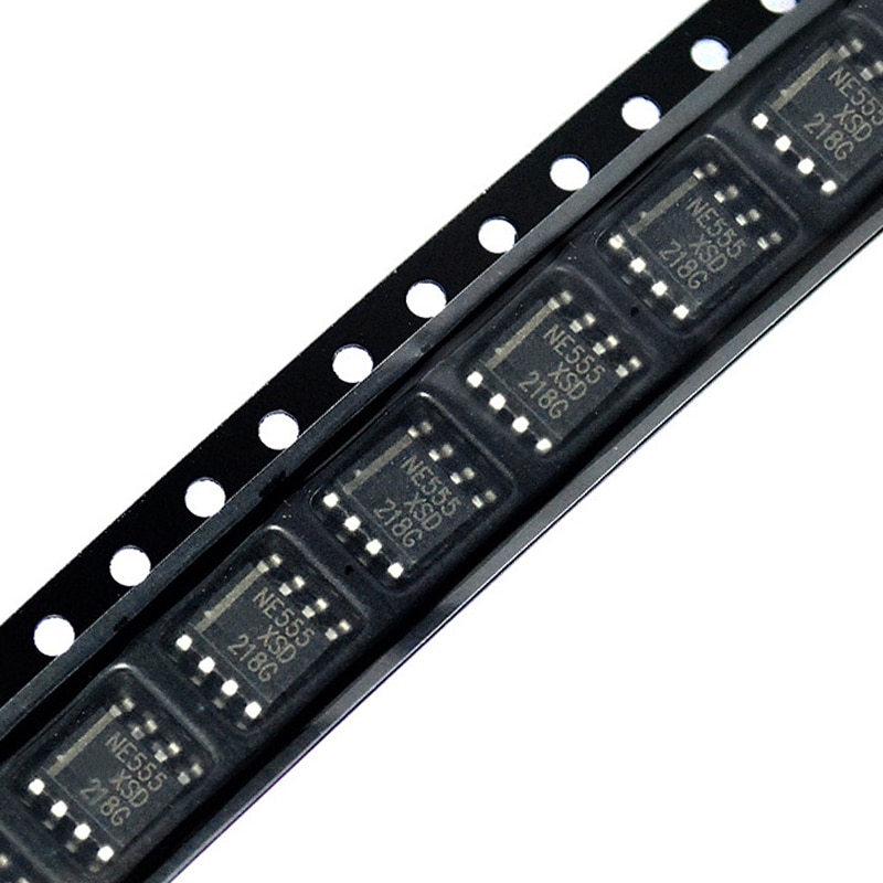 10PCS/LOT NEW Original NE555DR NE555D Marking:NE555 IC OSC SGL TIMER 100KHZ 8-SOIC
