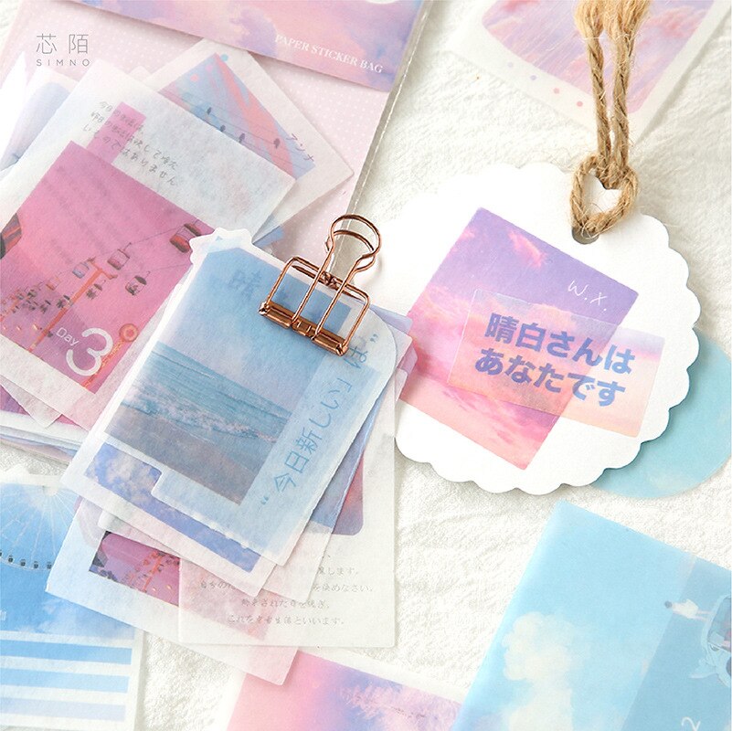 40pcs/lot Kawaii Stationery Stickers Picture album Diary Planner Decorative Mobile Stickers Scrapbooking DIY Craft Stickers