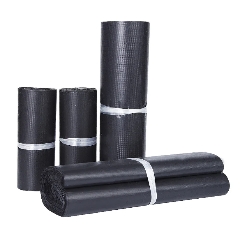 50Pcs/Lot Black Express Bag Waterproof Courier Bags Self-Seal Adhesive Strong Stickiness Mailing Bags Destructive Seal Bags