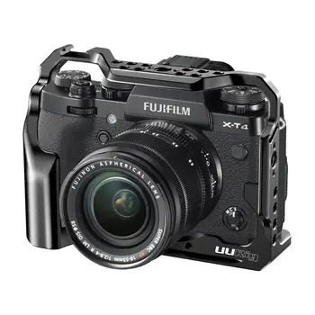 UURig C-XT4 Camera Cage for FUJIFILM X-T4 Camera Formfitting Full Cage W/ Shoe Mount Mutiful Thread Holes