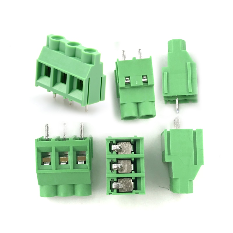 10pcs KF635-6.35MM KF7620-7.62MM KF950-9.5MM 2P 3P Screw type PCB terminal block line 30A can be spliced