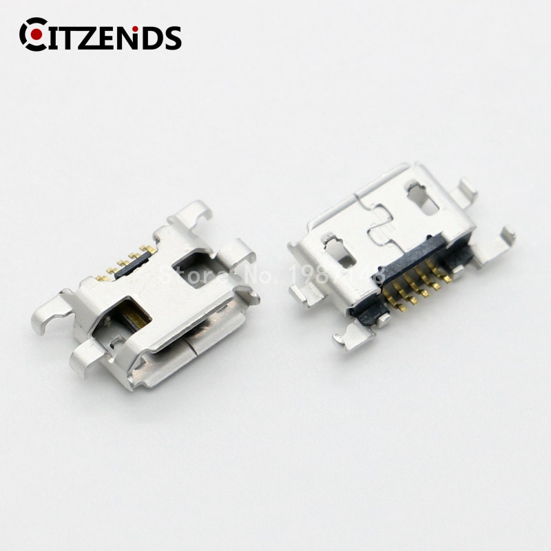 50Pcs Micro USB Mini 5pin Charge Socket Plug Jack Reverse insertion Charging Port Connector For Motorola Moto G2 G+1 XT1063