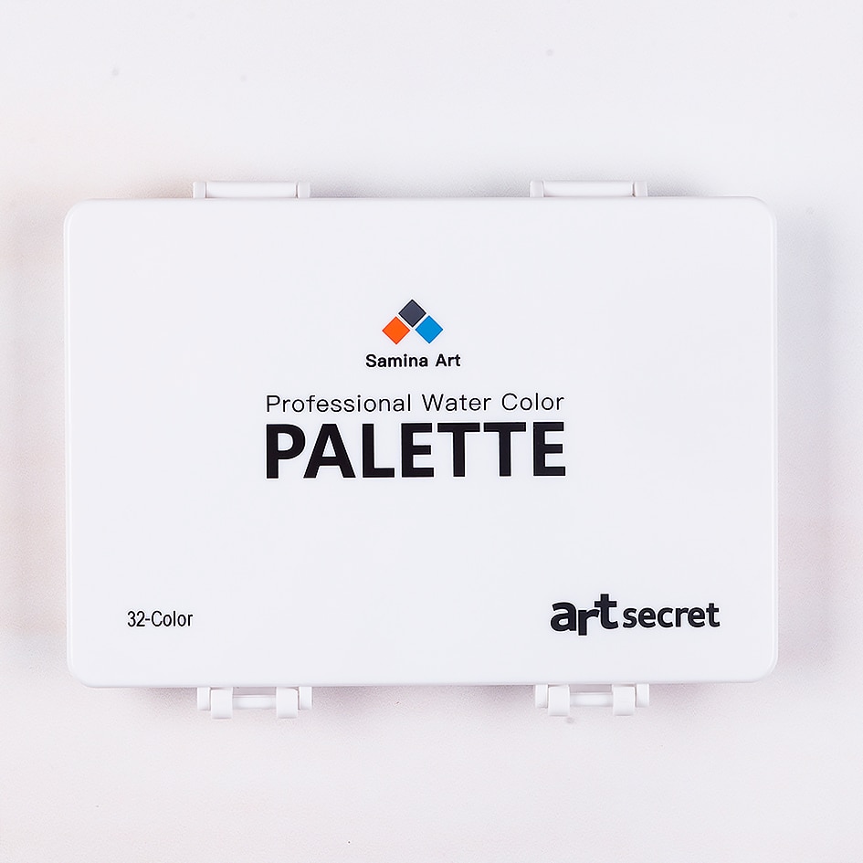 ArtSecret WCS-32 Importing Material Watercolor Moisture Preserve 32 Wells Paint Art Airtight Palettes