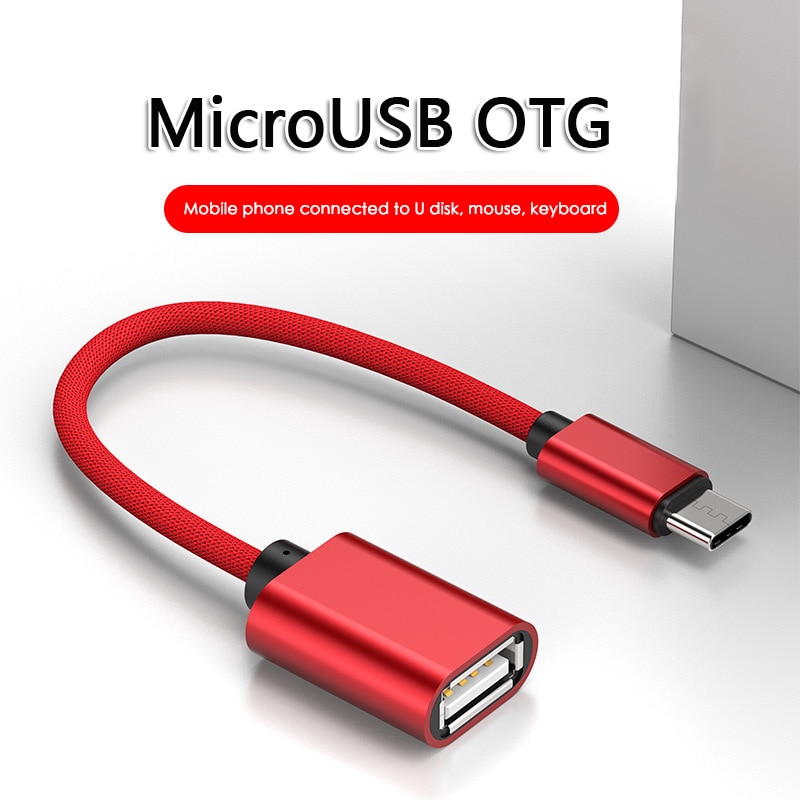 Type-c / Micro USB male Host to USB Female OTG Cable Adapter For Samsung Android