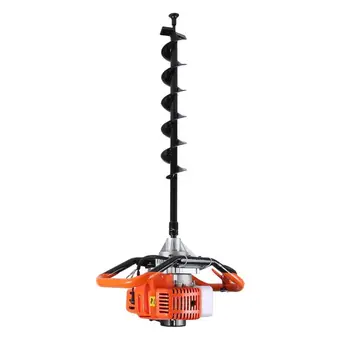 Petrol Earth 200 Auger Post Hole Diggers Borer Fence Professional Ground Drill Planting Machine Bits Agricultural Tool