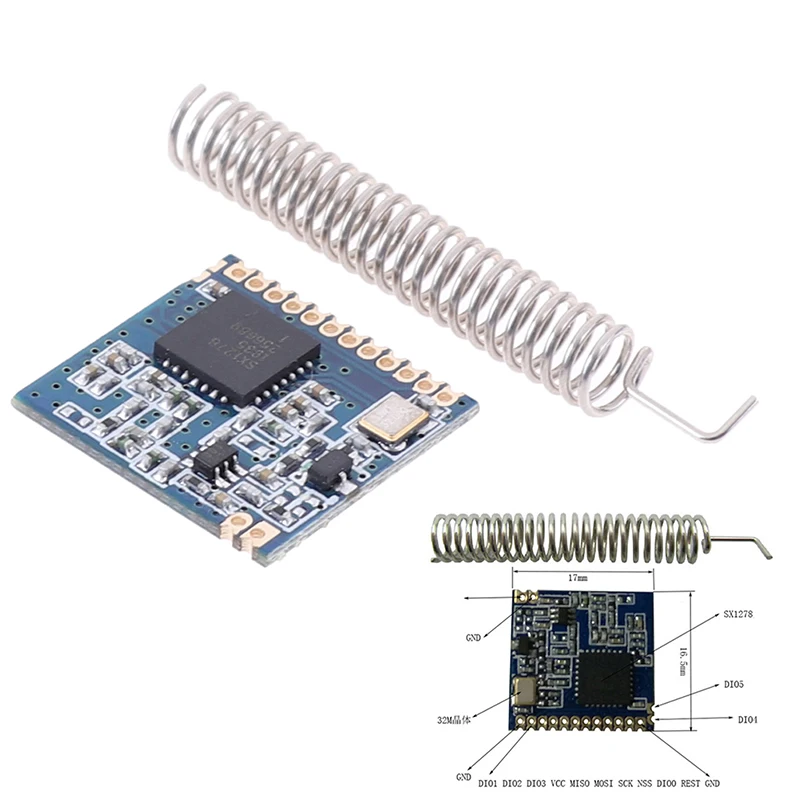 Hot sale 1Set LoRa SX1278 Long Range RF Wireless Power Mental Module SX1276