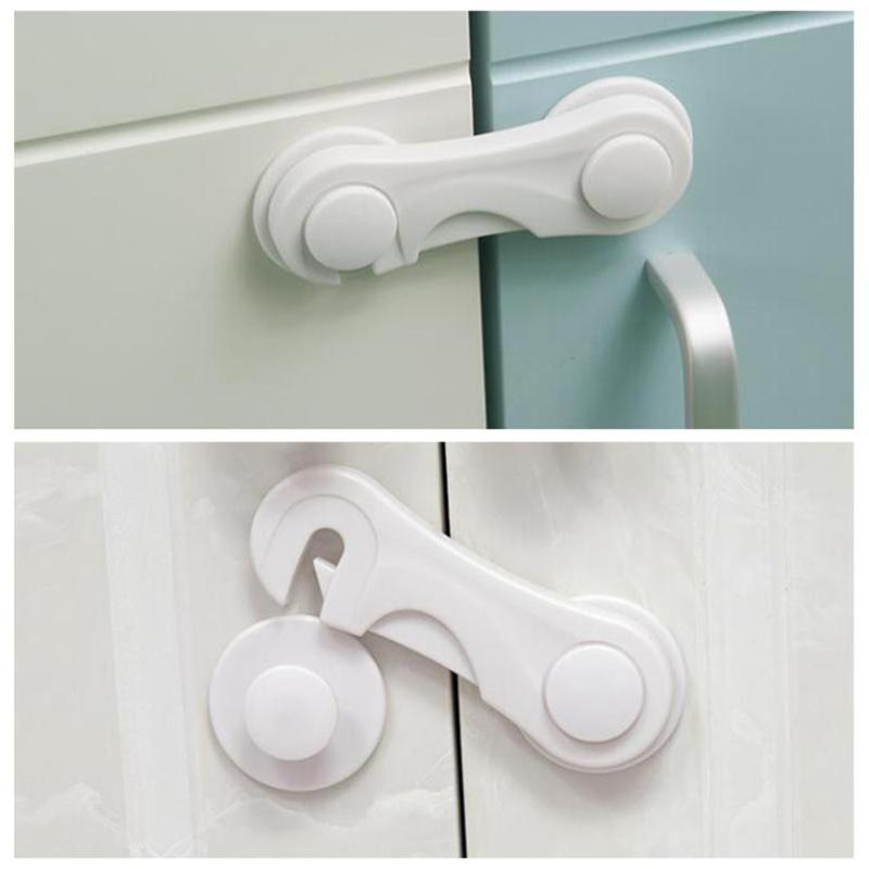 10Pc/Lot Cabinet Locks Baby Protective Refrigerator Drawer