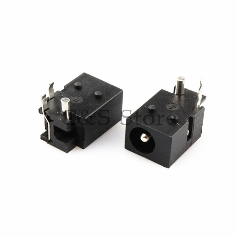 10pcs DC-023 4.0mm x 1.7mm Black DC Power Jack Socket Connector DC023 4.0*1.7mm 4.0x1.7 1.7mm needle DC Female Jack