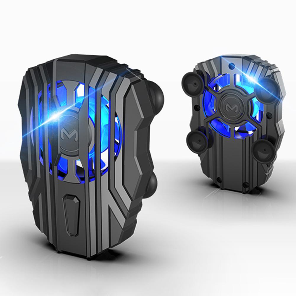 Hot Mobile Phone Cooler for IPhone Xs Max Xs XR Silent Phone Radiator PUBG Controller Handle LED Light Cooling Fan for Samsung H