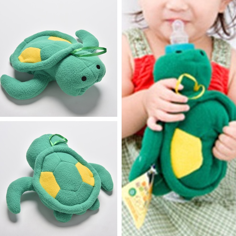 Cute Baby Kids Cartoon Feeding Bottles Bag Turtle Milk Bottle Pouch Cover Toys Thermal Bag Bottles Holder Milk Bottle Case