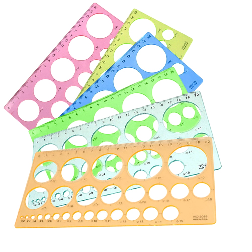 Creative DIY Quilling Ruler Rulers Tool Circle Size Template Kit Origami Paper Craft Quilled Craft Suppliers Random Color