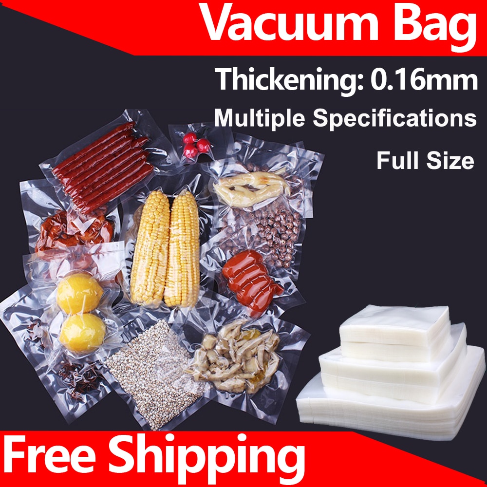 Vacuum Bags Nylon PA Vacuum Seal Bags Thick 0.16mm Food Storage Vacuum Sealer Bags Kitchen Packaging Bags Food Packing Bag Large