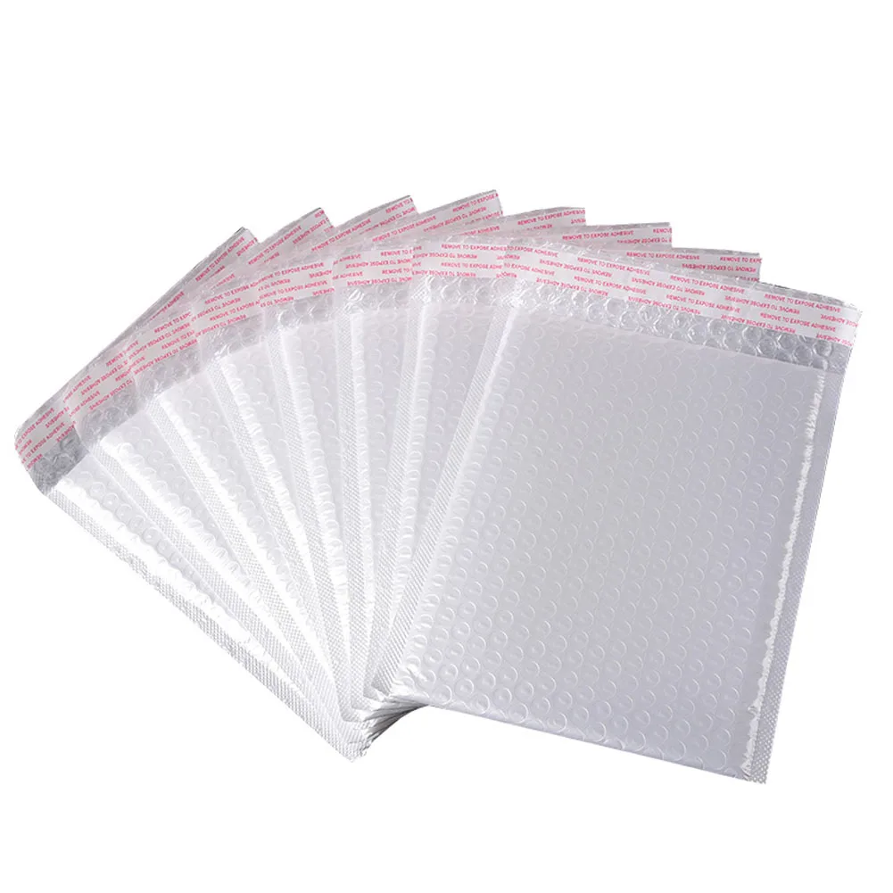 100 Pcs/Pack 18cmX23cm Disposable Shockproof Bubble Bag & Bubble Mailer for Packing & Sealing