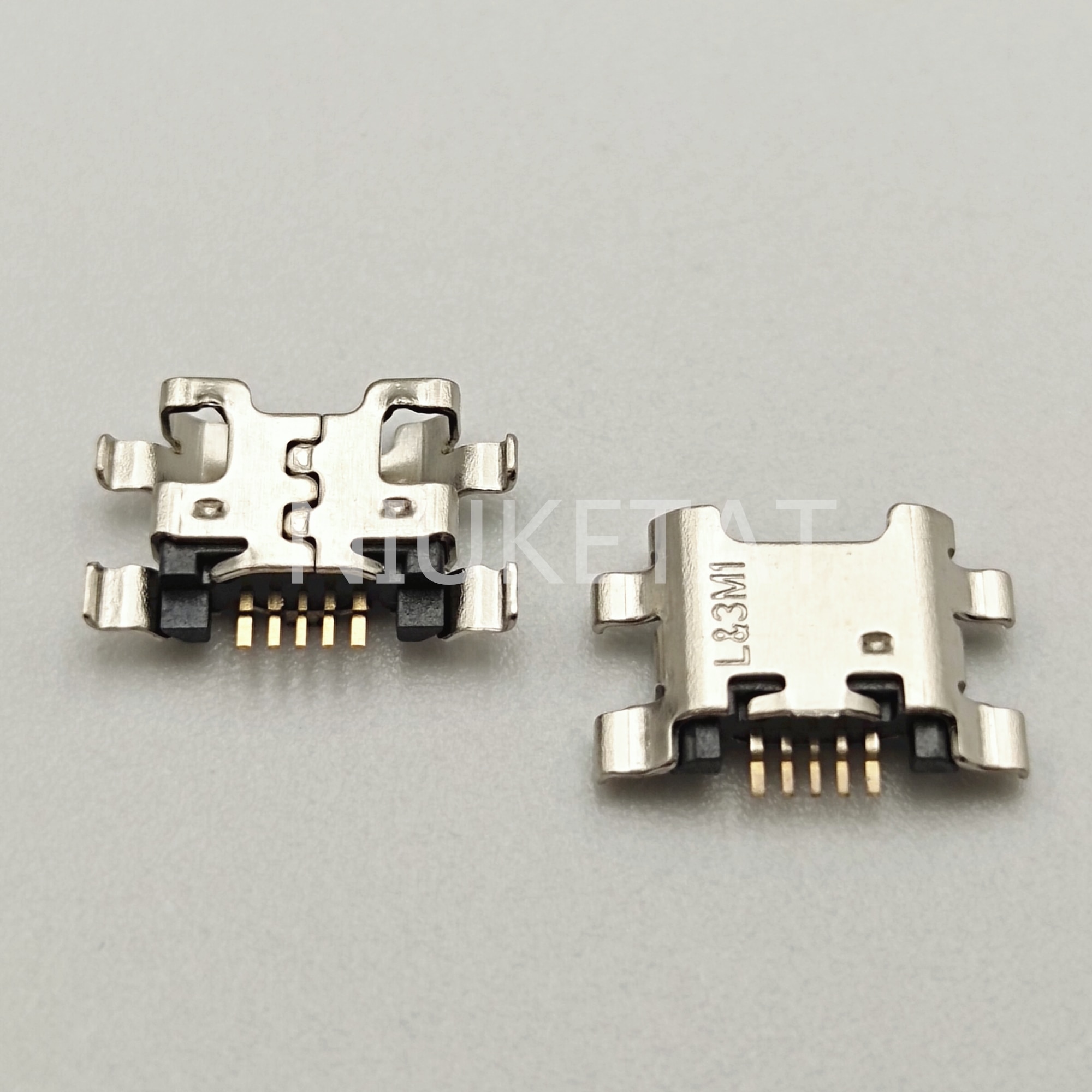 100pcs Micro USB Jack Charging Socket Port Plug Dock Connector 5pin Heavy plate For HUAWEI 7C 7S 7A 7X 8E HONOR 9 lite repair