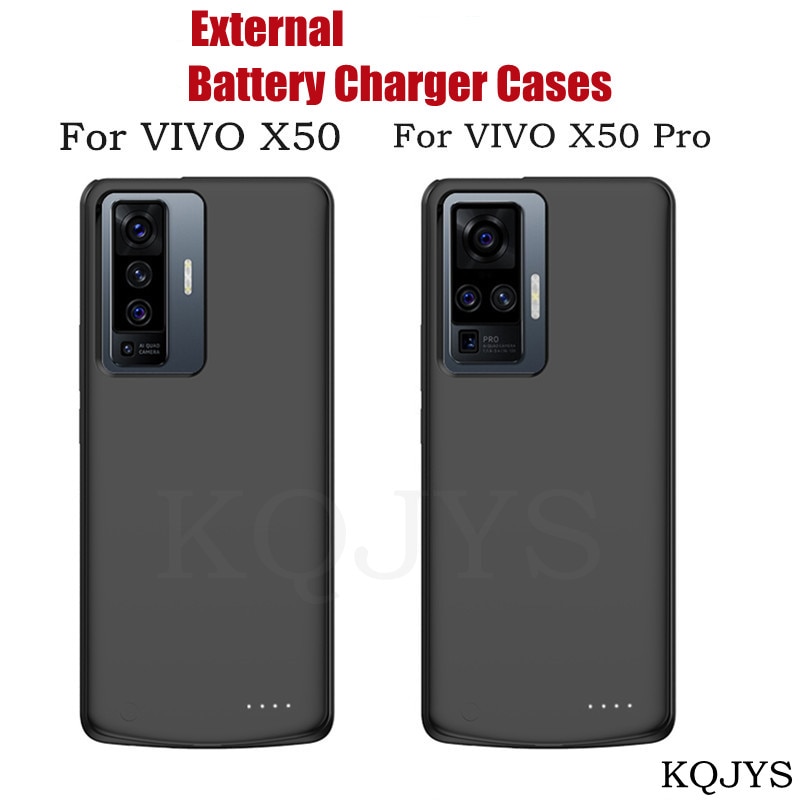 KQJYS PowerBank Case Battery Charger Cases for VIVO X50 External Power Bank Battery Charging Cover for VIVO X50 Pro Battery Case