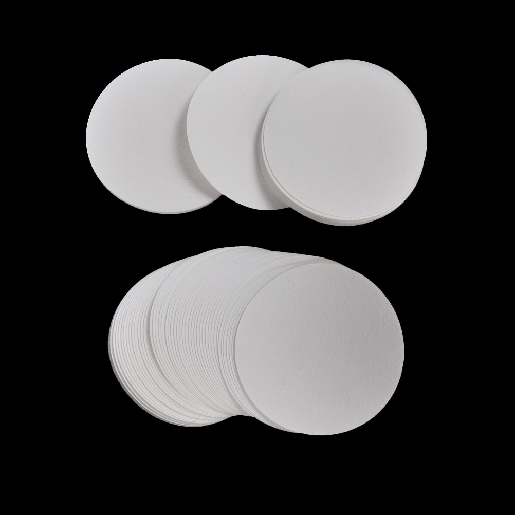100pcs Filter Paper 7cm Medium Speed Filter Paper Lab Filtration