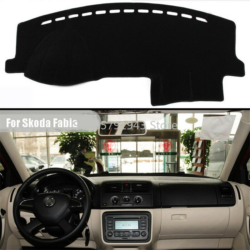 Car Dashboard Cover Dash Mat Sunshield Pad Anti-Skid Carpet For Skoda Fabia 2008