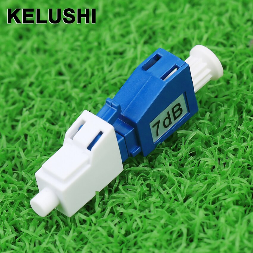 Fiber Optic Attenuator LC-UPC / LC-APC 7dB Male to Female Adapter Optical Fiber Connector Build out Attenuator
