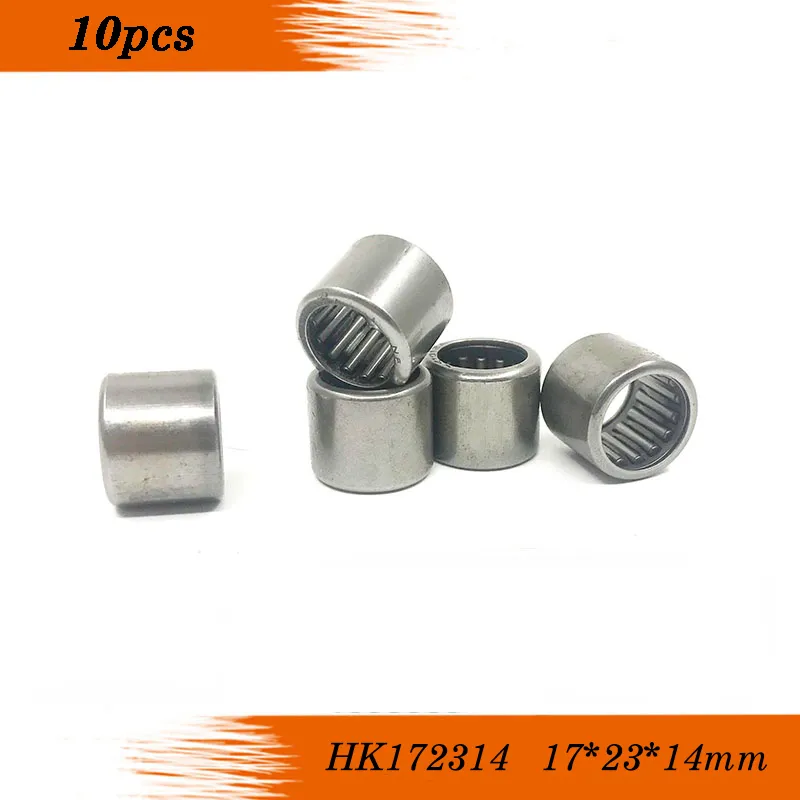 Free shipping 10Pcs HK172314 HK1714 17*23*14mm 7941/17 Drawn Cup Type Needle Roller Bearing 17 x 23 x 14mm High Quality