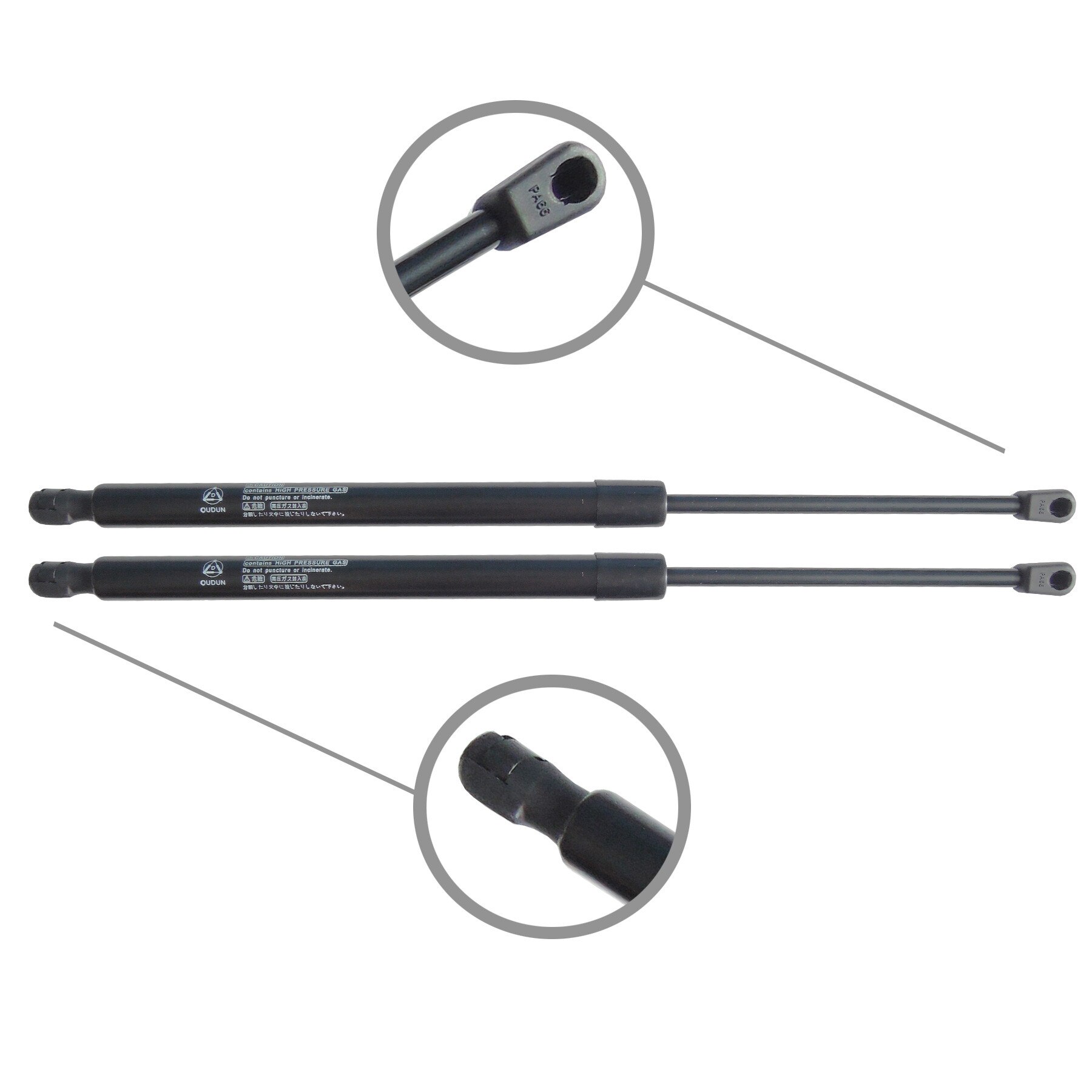 New A80015-OD61001211 2pcs Rear Liftgate Hatch Gas Lift Supports Strut Shocks Damper Springs Replacement