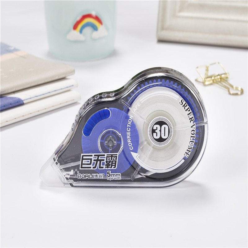 30m * 5mm Large Capacity Correction Tape with Primary School Students' Affordable Office Correction Tape with School Suppli