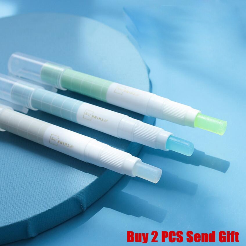 Nice Quality School Student Stationery Solid Glue Stick Pen Shape Paper Solid Gum Replaceable Core