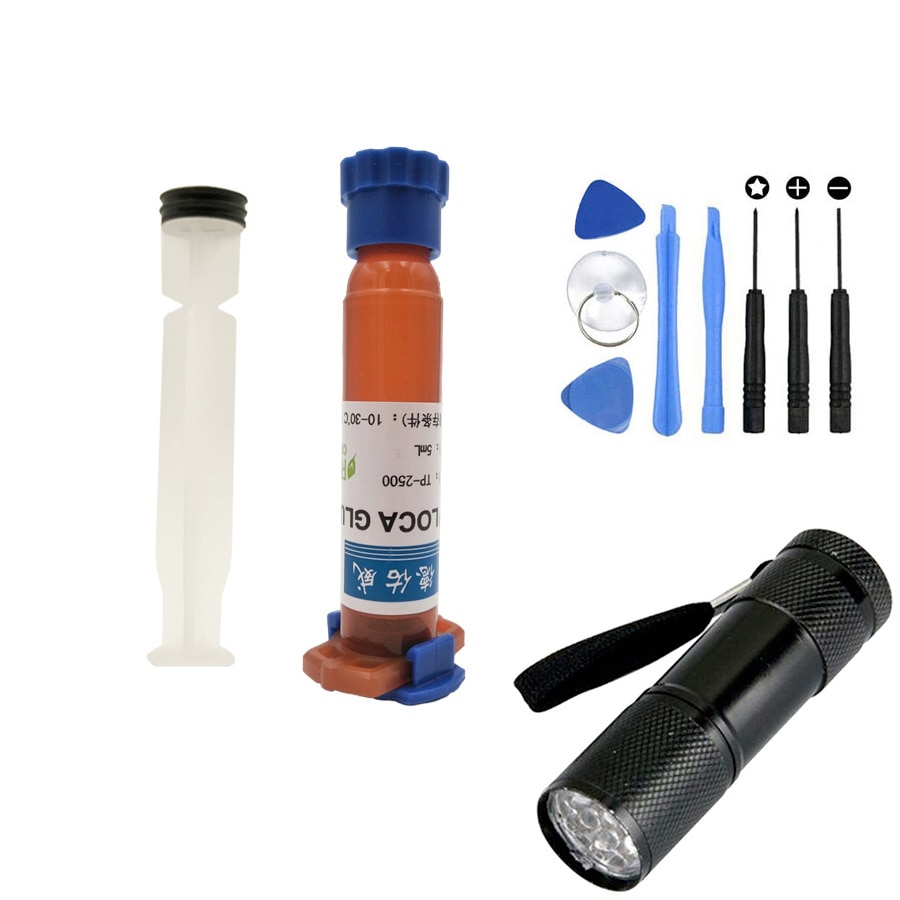 TP-2500 5ml UV Glue Loca Optical Liquid Clear Adhesive Explosion Screen Glue for Huawei iPhone Cell Phone Touch Screen Repair